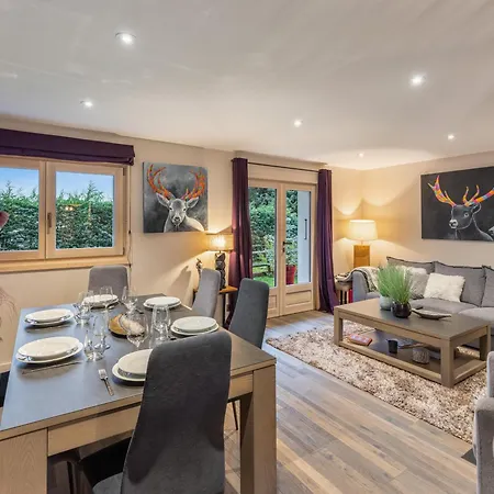 100m² Centre Megeve, 3 En Suites, Parking, Jardin - Fr-1-569-168 Apartment Megeve